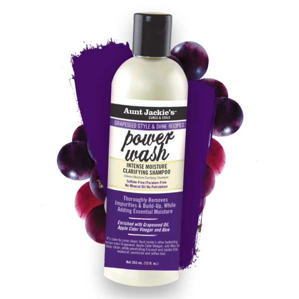Aunt Jackie's Power Wash Intense Moisture Clarifying Shampoo