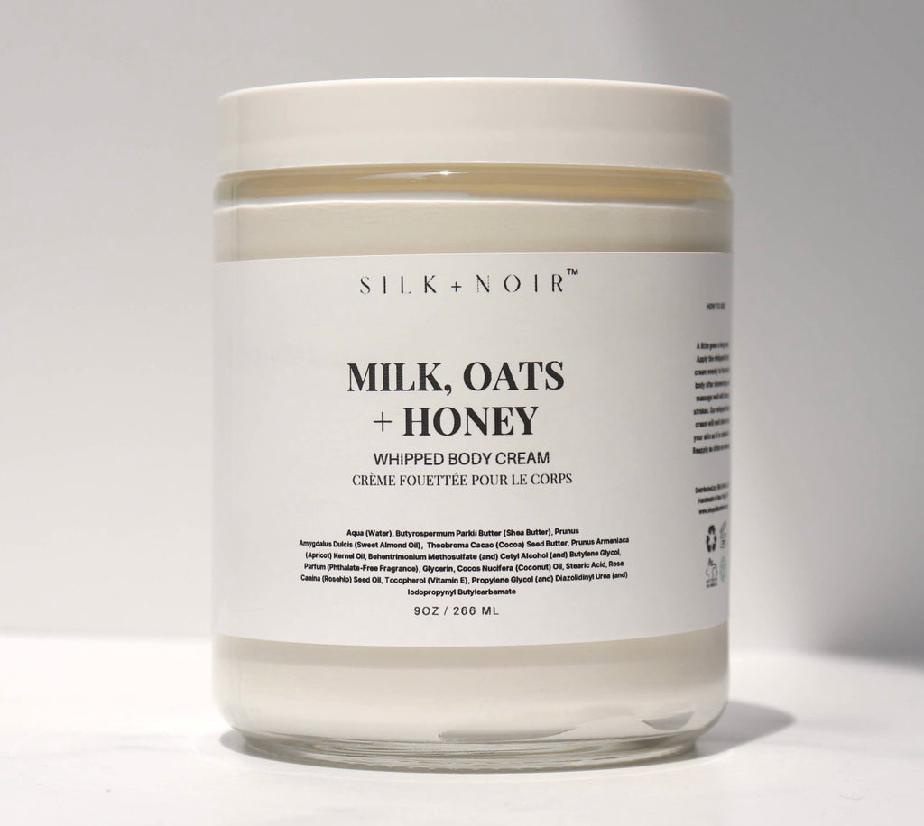 Silk + Noir Milk, Oats, & Honey Whipped Body Butter