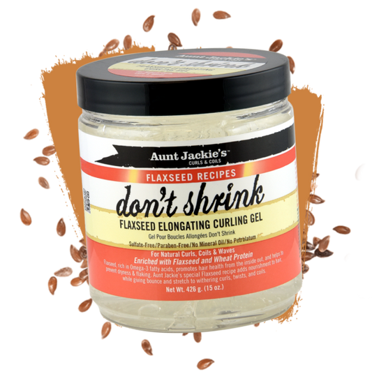 AUNT JACKIE'S DON'T SHRINK FLAXSEED ELONGATING CURLING GEL